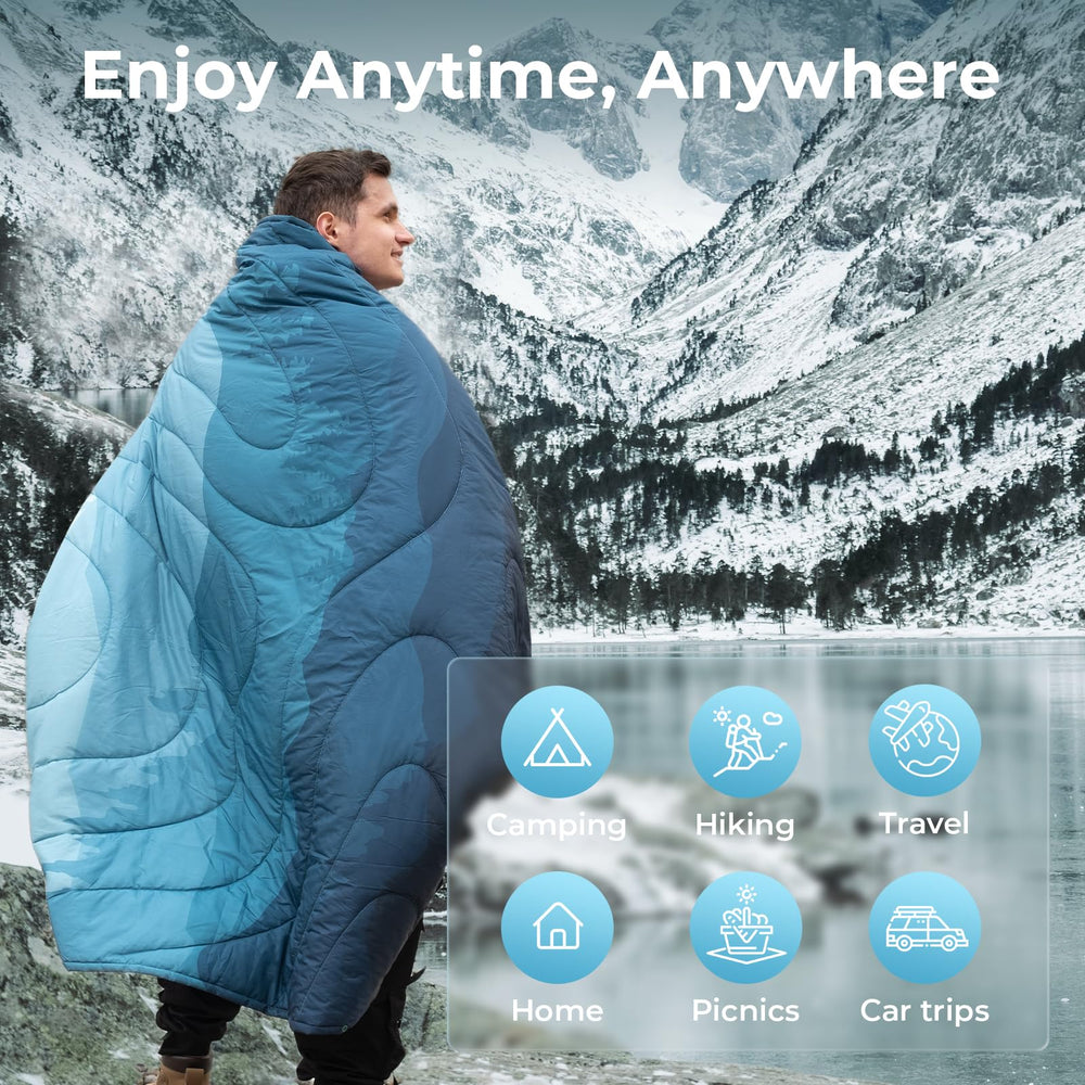KingCamp ultralight blanket packable stuff sack demonstrates compact travel-ready design