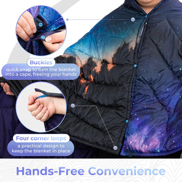 KingCamp ultralight blanket contour quilting ensures even warmth distribution.