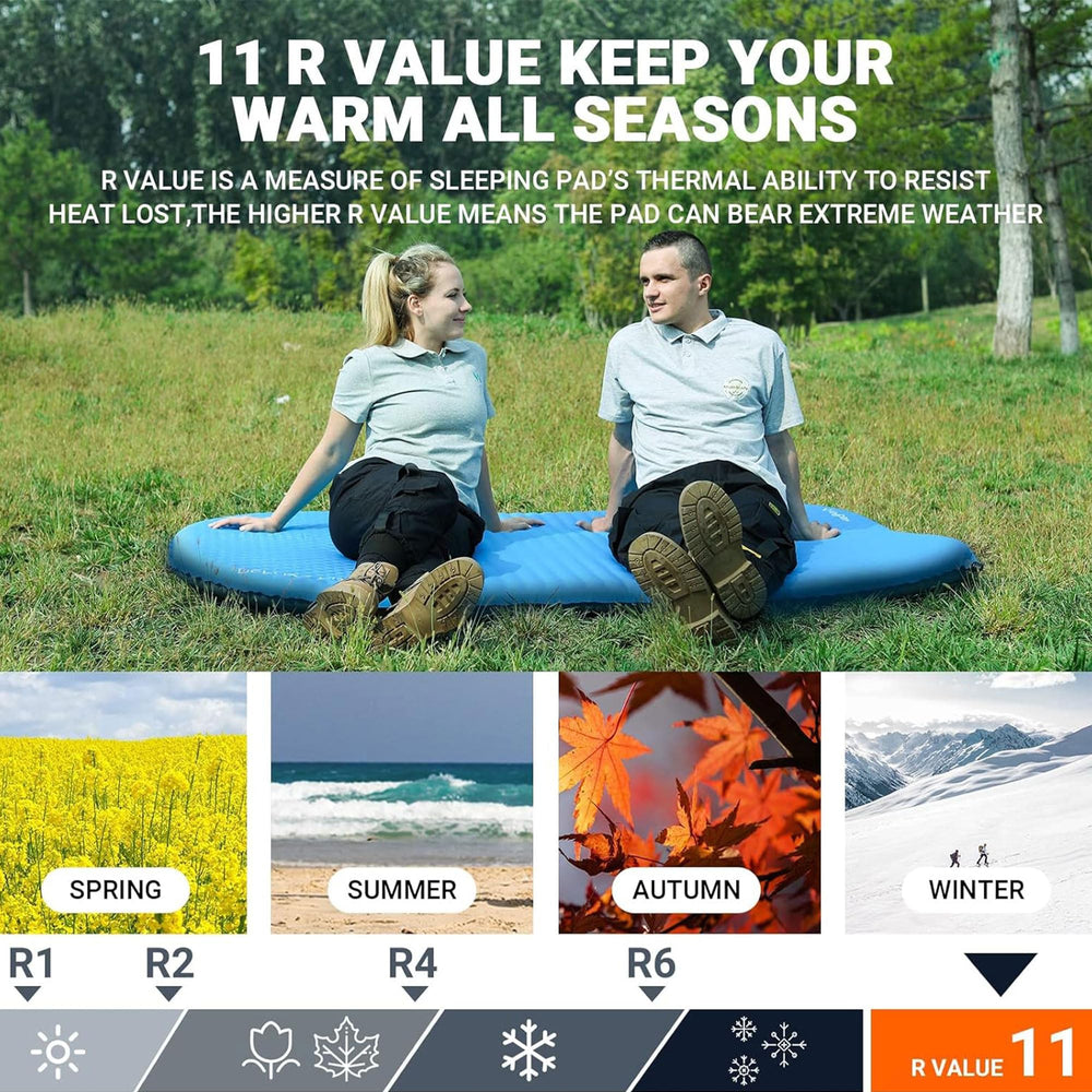 KingCamp waterproof, durable, anti-tear camping pad for rugged use.