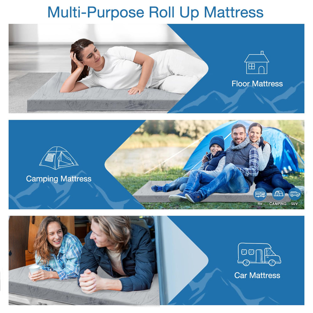 KingChii mattress used as a guest bed at home shows sleepover versatility.