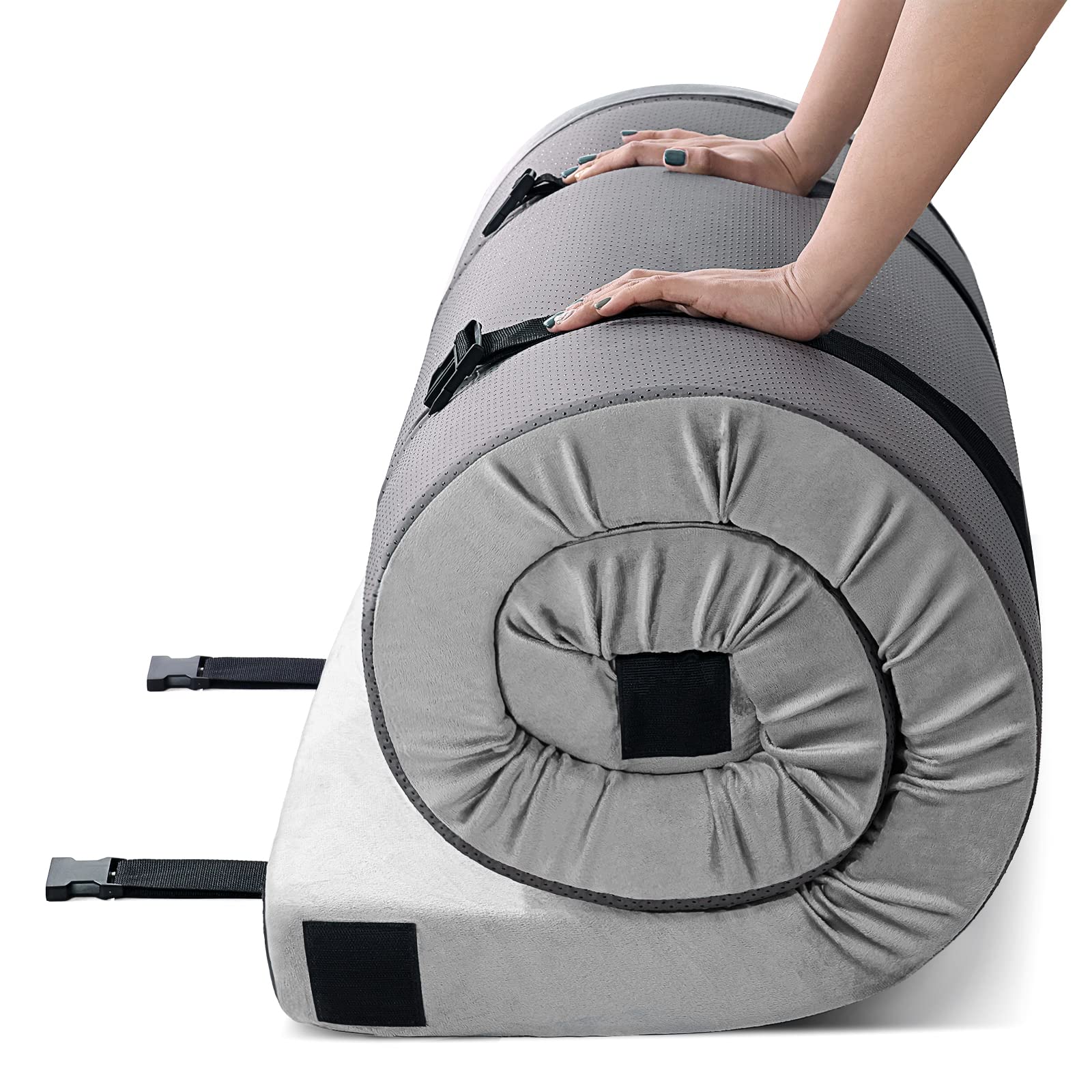 KingChii mattress laid flat on floor demonstrates simple setup and use.