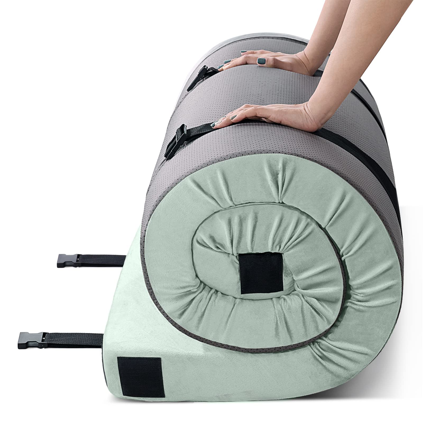 KingChii memory foam camping mattress care-friendly design promotes easy cleaning and durability