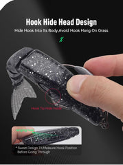 KINGDOM lure with hook-hide head design for precise penetration