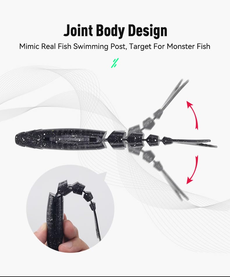 KINGDOM J-Joint Monster Bite lure ideal for large freshwater predators