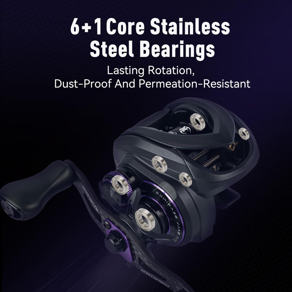 Kingdom Micro Pro compact design ideal for tight spots and quick casts.