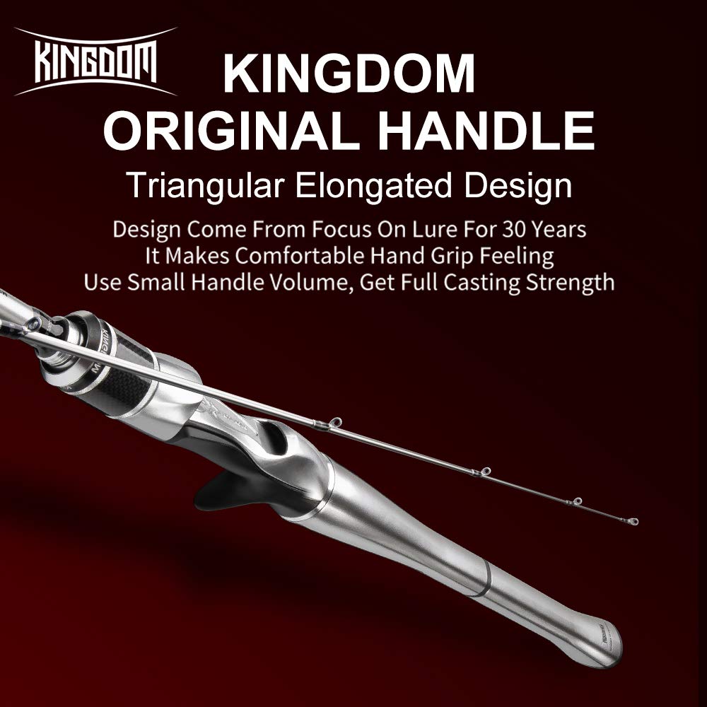 Kingdom Silver Needle spinning rod for versatile freshwater and light lure setups
