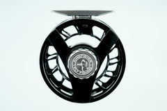 Kingfisher Big Blackfoot Reel front view shows durable aluminum construction for lasting performance.