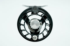 Kingfisher Big Blackfoot Reel side profile highlights lightweight hollow design for comfortable long casts.