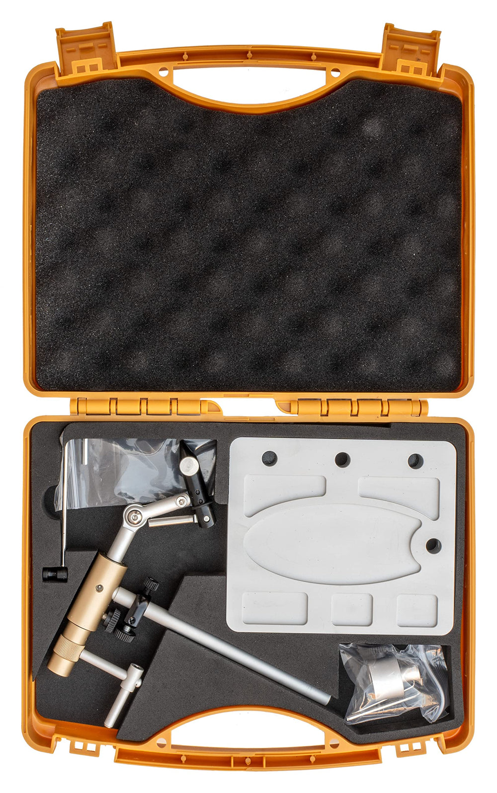 Two ball bearing housings for smooth rotary action