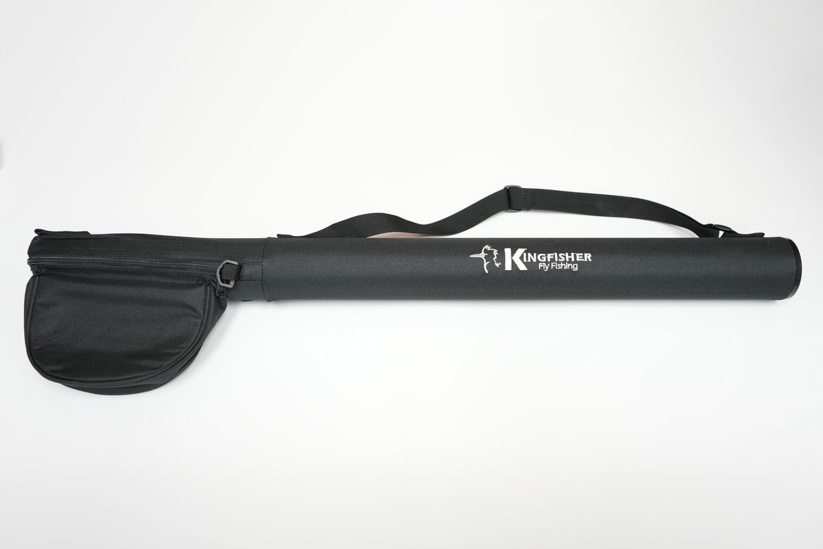 Exterior of Kingfisher nylon rod case with reinforced internal tube