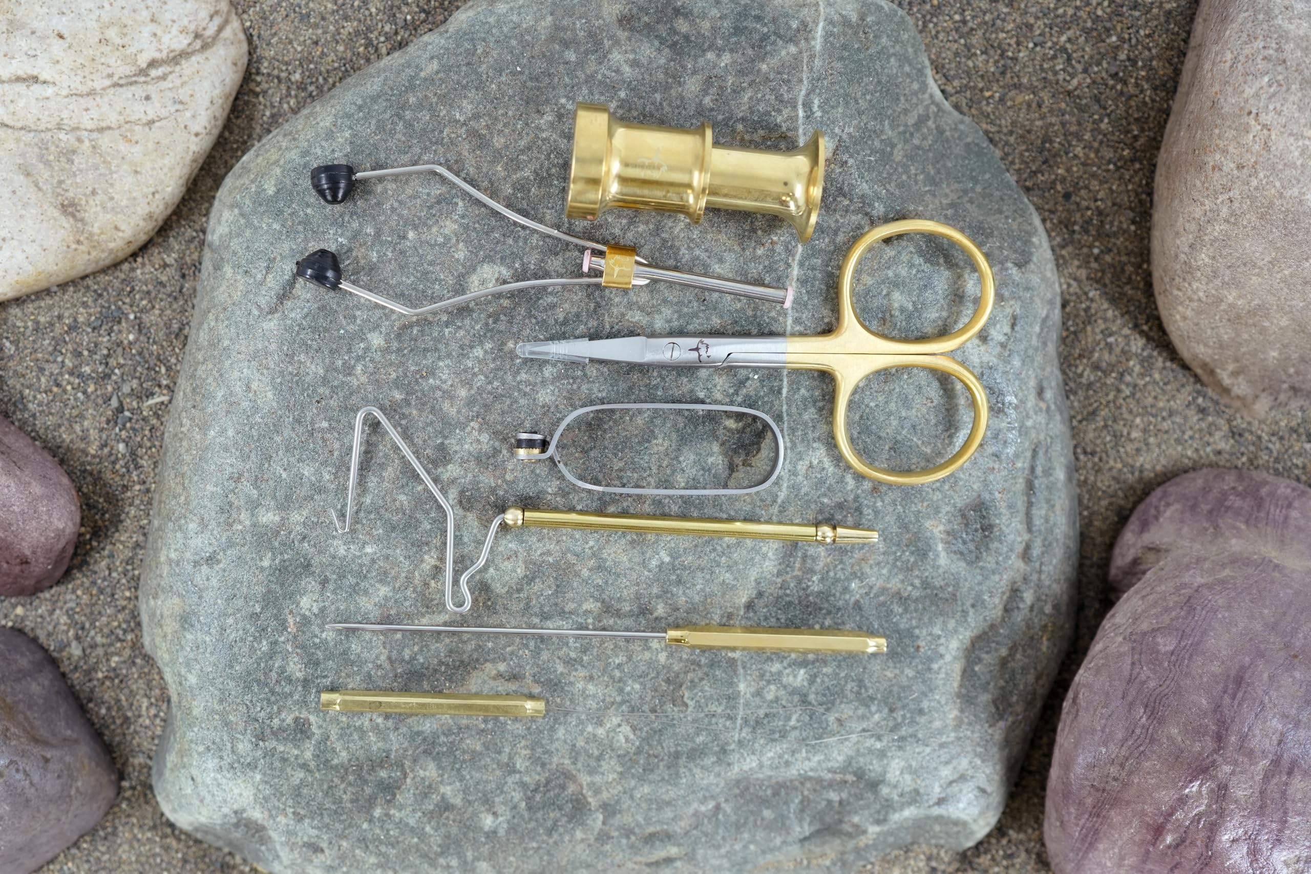 Includes complete Fly Tying tool kit