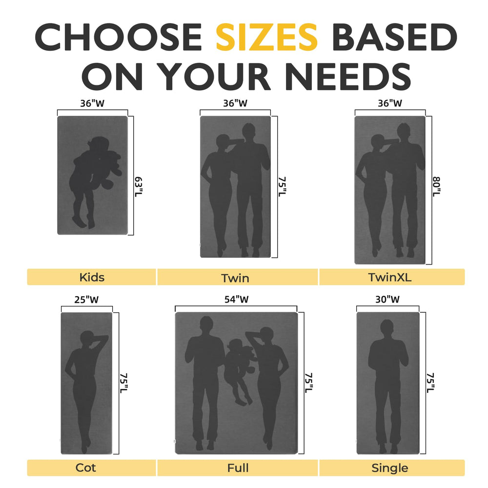 Kingfun anti-slip bottom keeps the sleeping mat in place during use.