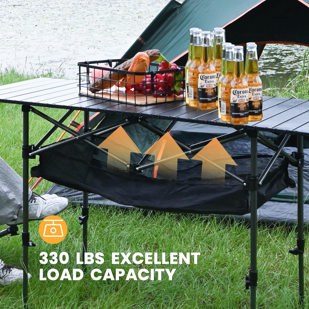 KINGROCK camping table-beach-picnic-ready supports portable outdoor meals and activities