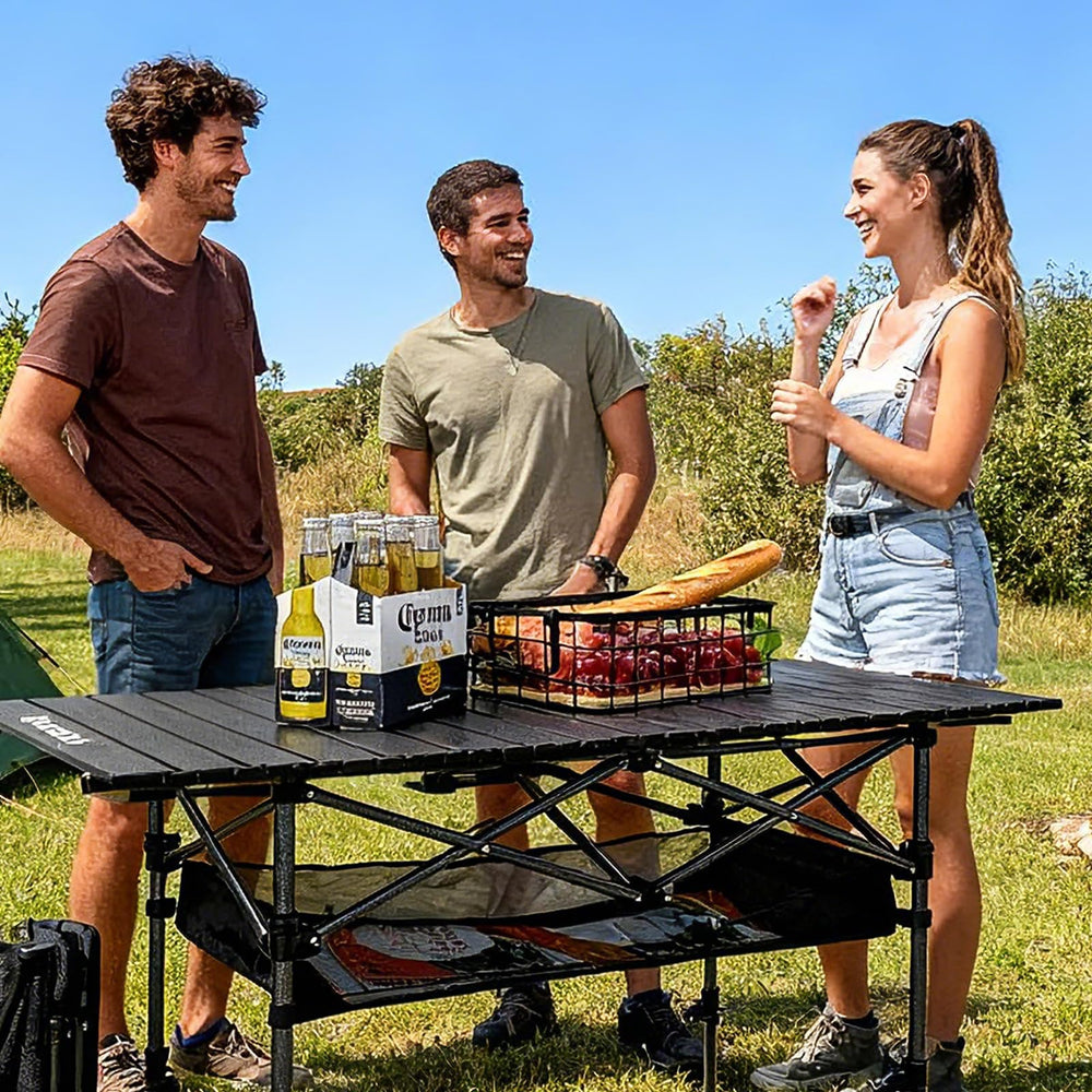 KINGROCK camping table-compact-folding signals easy storage after outings