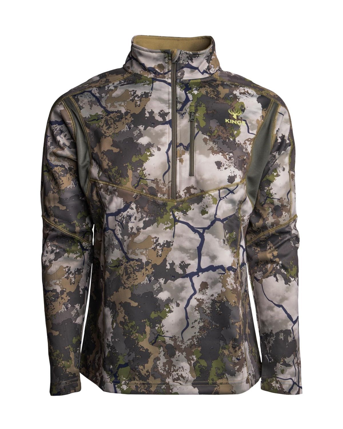 King's Camo Hunter Quarter Zip KC Ultra for quick-dry warmth during hunts