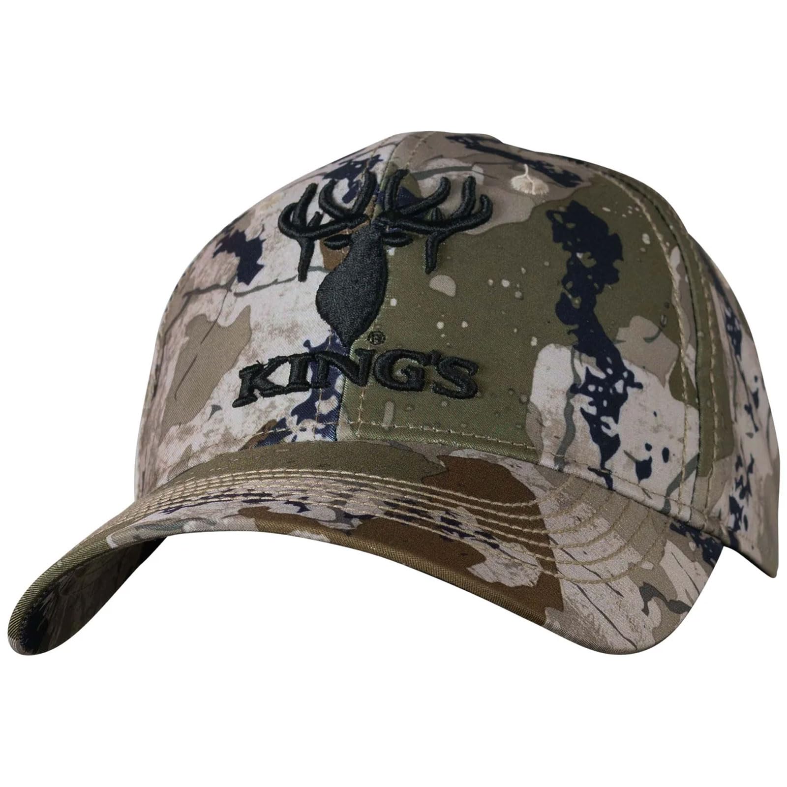 King's Camo Hunter Series hat with full camo for outdoor concealment and daily wear