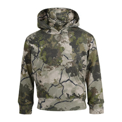 King's Camo KCK215 kids classic hoodie in Desert Shadow front view for outdoor concealment.