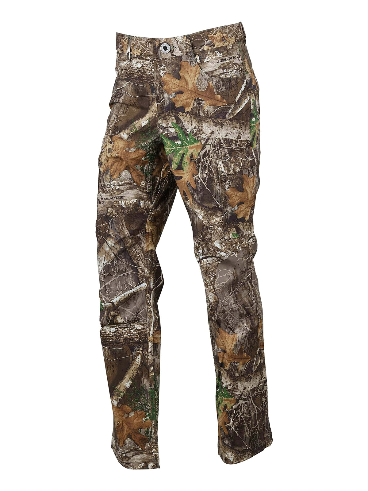 Kings Camo KCL2104 women's Hunter 2.0 pant front view with Realtree Edge camouflage and six-pocket setup