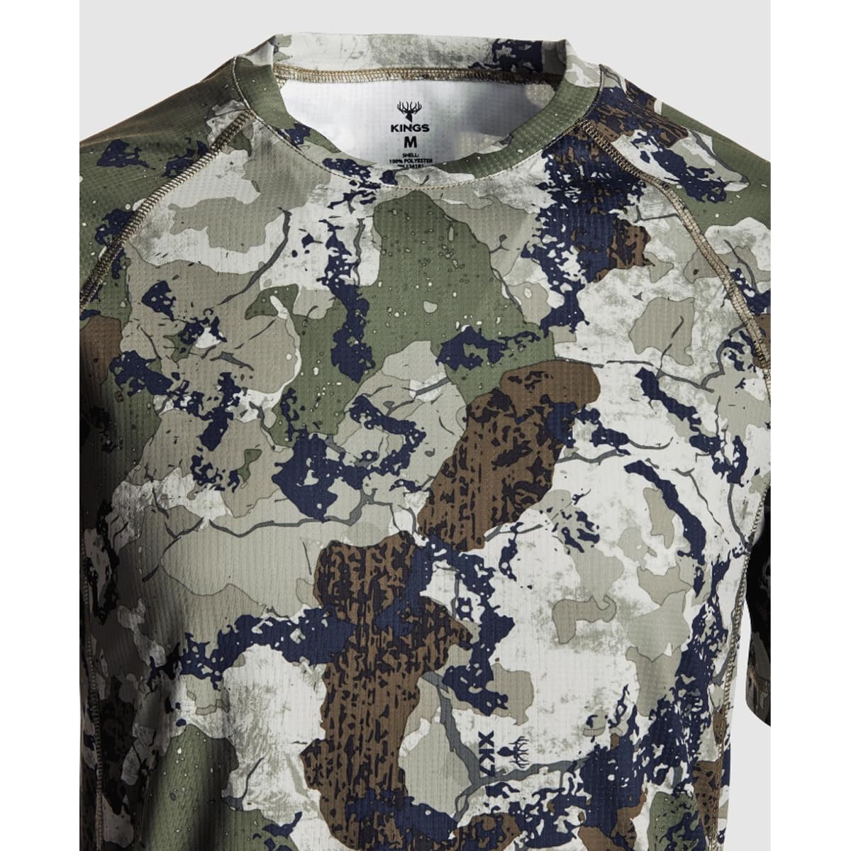 King's Camo XKG Elevation Tee XK7 flatlock seams reduce chafing