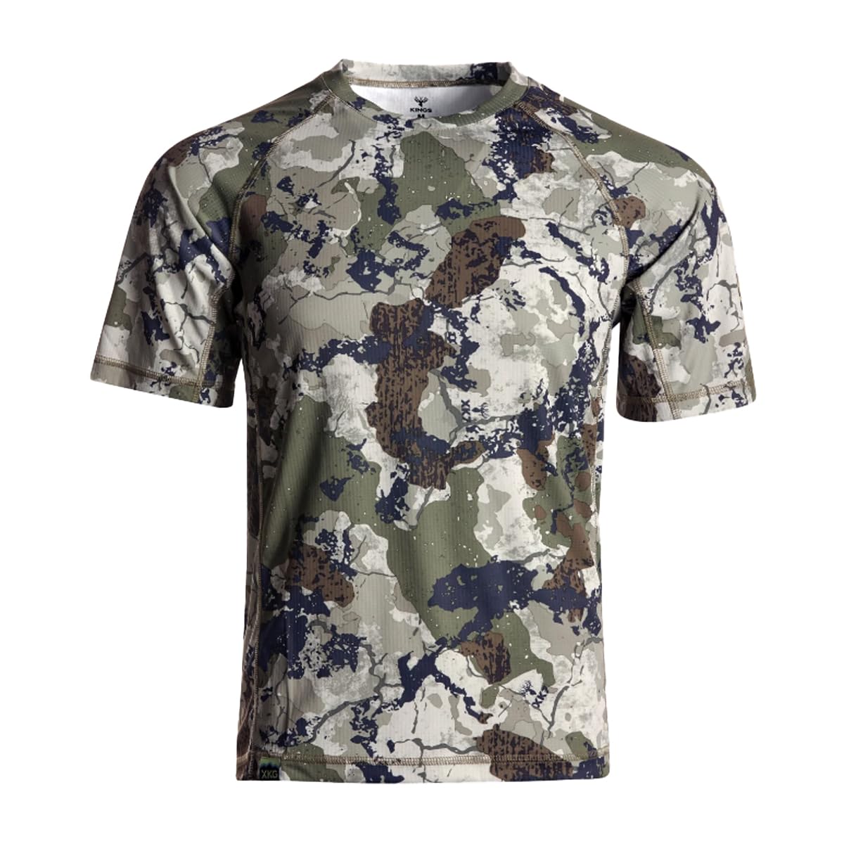 King's Camo XKG Elevation Tee XK7 front view showing breathable fabric and comfortable fit