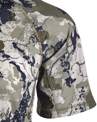 King's Camo XKG Elevation Tee XK7 mesh-detail closeup shows ventilation