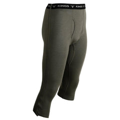 King's Camo XKG Foundation 260 zip-off merino bottom olive elastic waistband for comfort