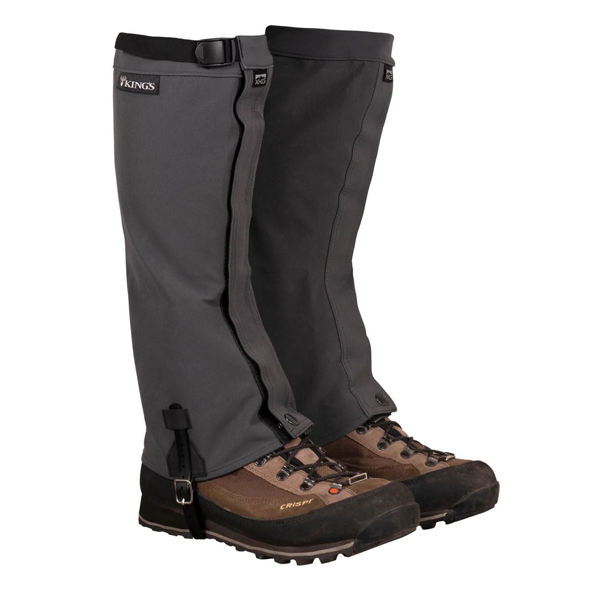 King's Camo XKG Leg Gaiters reinforce the lower leg for rugged trail protection