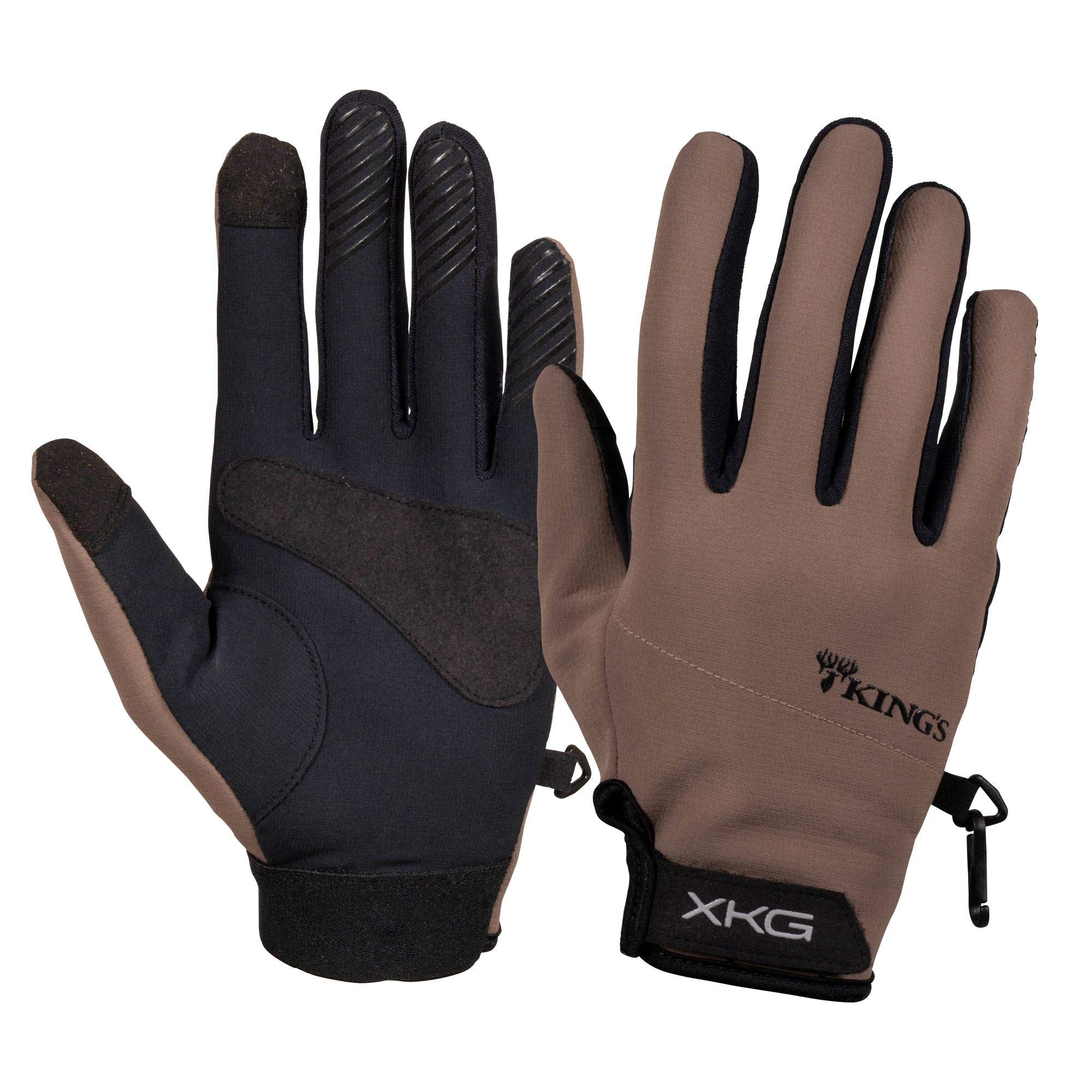 King's Camo XKG mid-weight glove—dark khaki, touchscreen compatibility for everyday tasks.