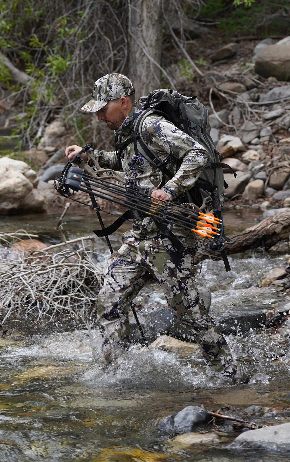 King's Camo XKG Ridge Pant XK7 roll-up snaps for dry cuffs