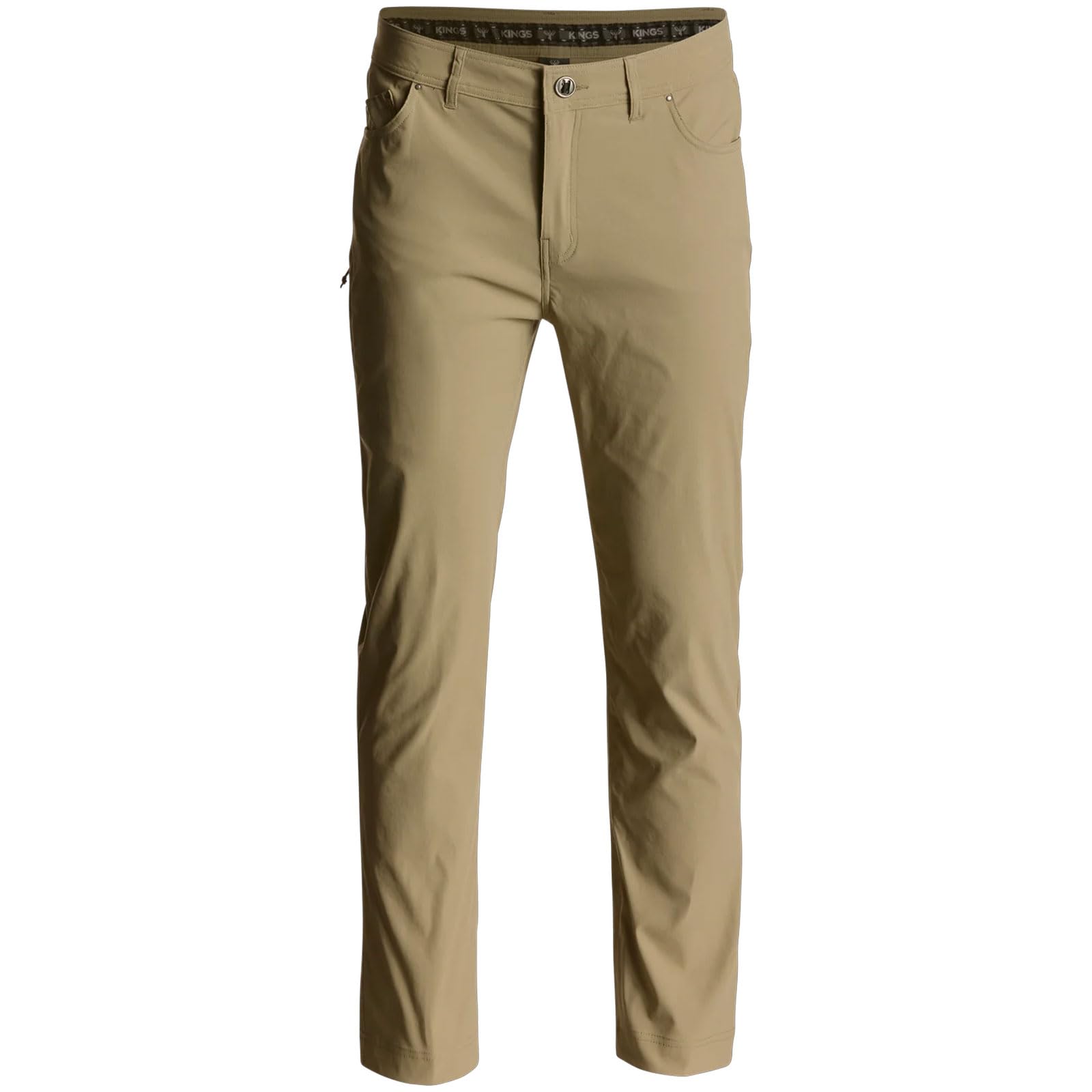 King's Camo XKG Sonora pants front view shows lightweight stretch fabric for hiking.