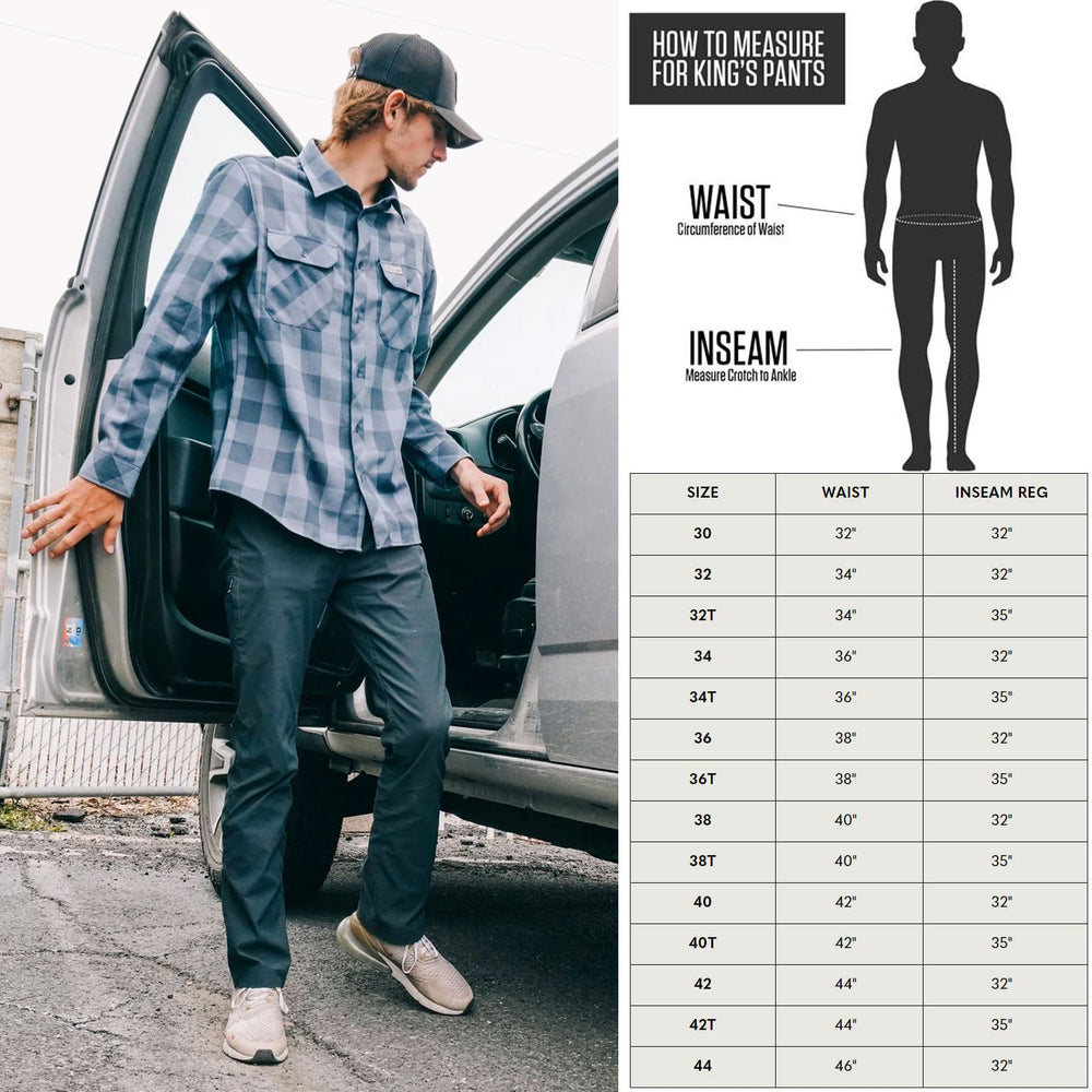 King's Camo XKG Sonora pants worn on trail demonstrate versatile outdoor use.