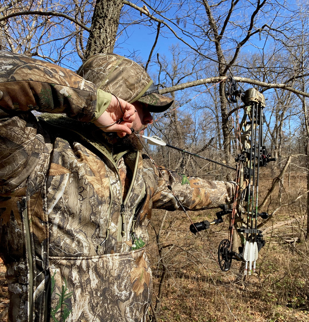 King's Camo XKG Wind-Defender Anorak burr-resistant fabric in rugged field use