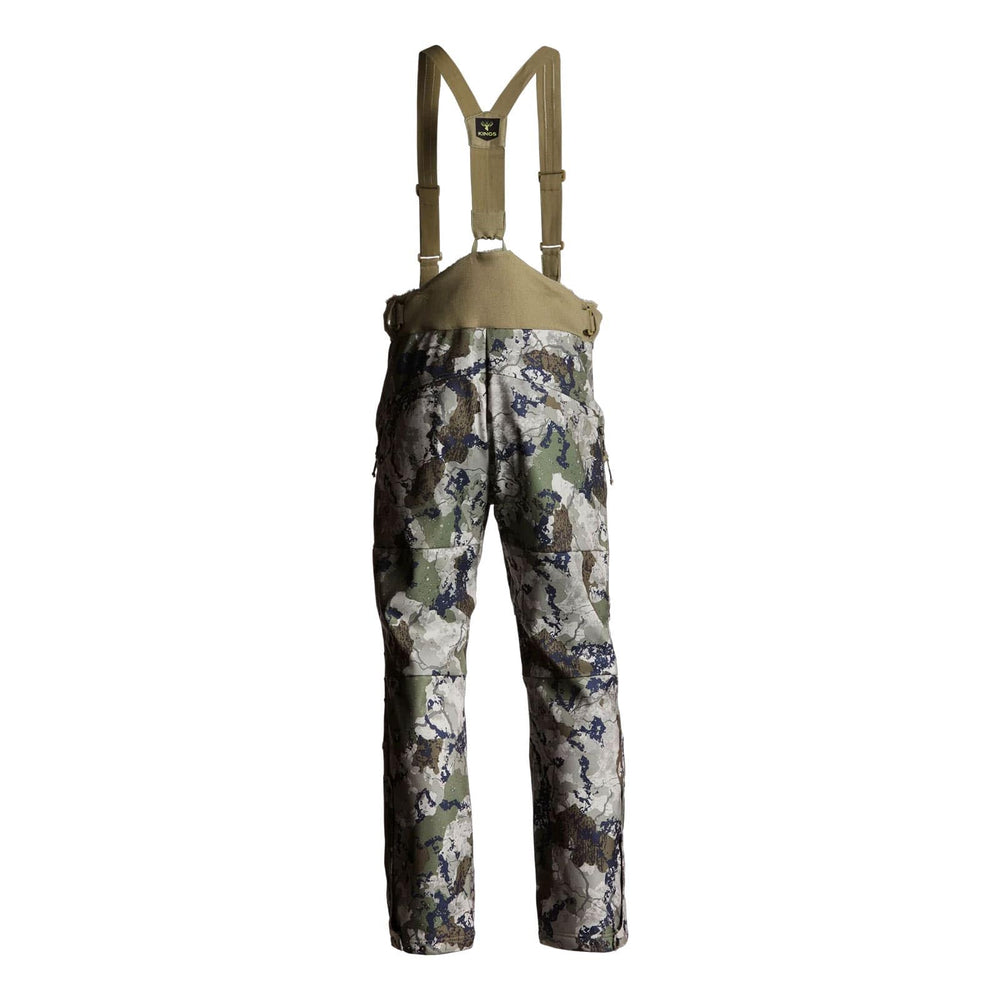 King's Camo XK7 Wind-Defender Bib Pant adjustable suspenders emphasize versatility.