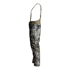 King's Camo XK7 Wind-Defender Bib Pant back view with adjustable suspenders.