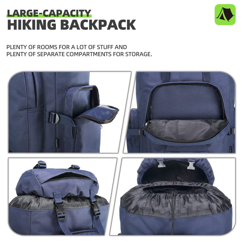 King'sGuard 100L backpack 3d-breathable-back-panel keeps your back cooler and sweat-free.
