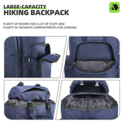 King'sGuard 100L backpack 3d-breathable-back-panel keeps your back cooler and sweat-free.
