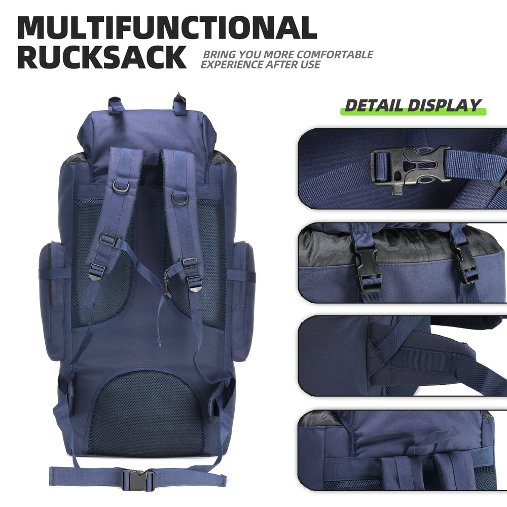 King'sGuard 100L backpack waist-bag provides quick-access essentials during hikes.