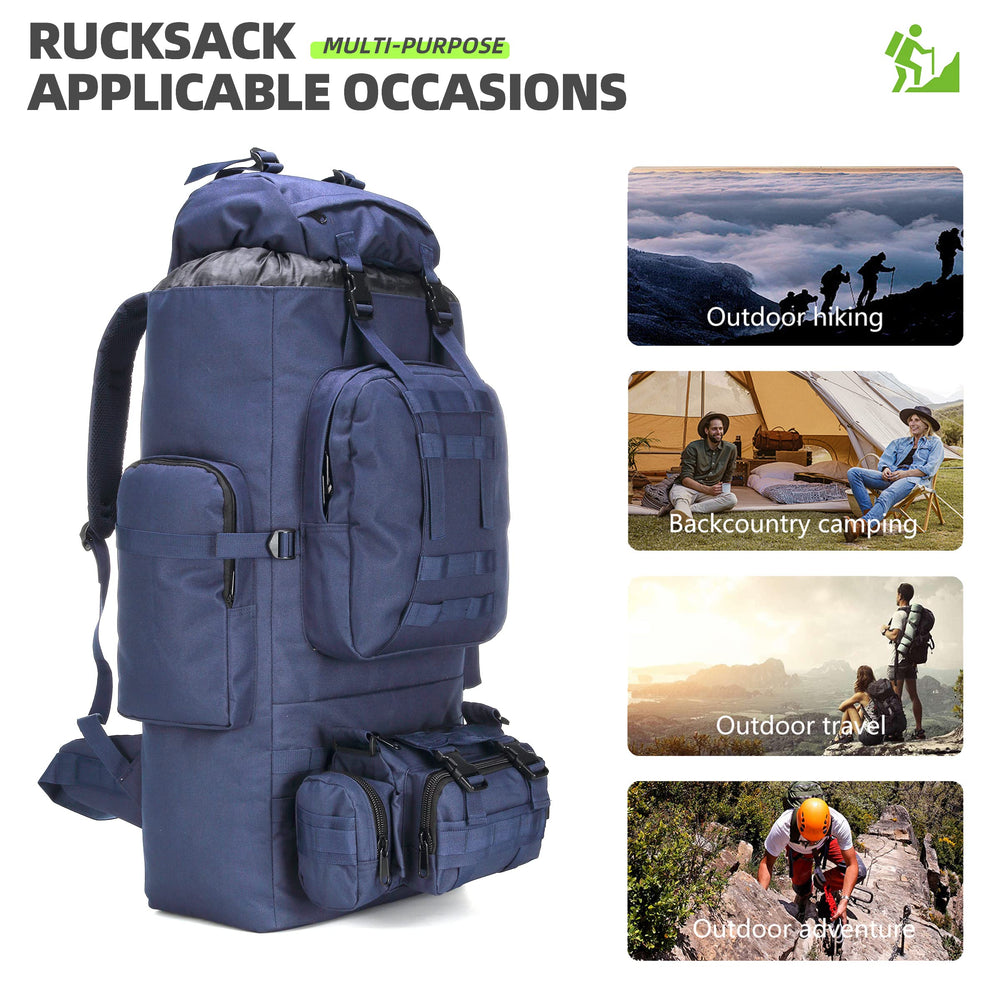King'sGuard 100L backpack waterproof-fabric protects equipment in rain and damp conditions.