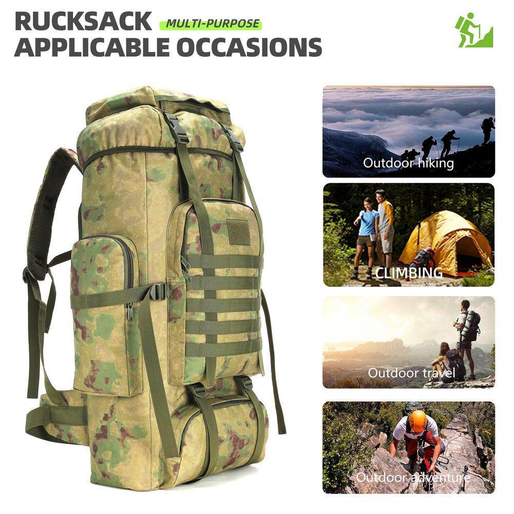 King'sGuard 70L pack dimensions and light weight enable easy travel.