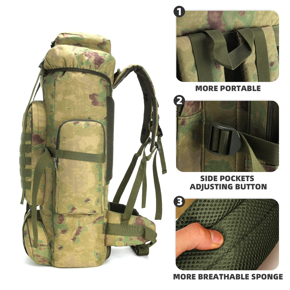King'sGuard back system with 3D breathable mesh enhances airflow on long hikes.