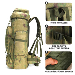 King'sGuard back system with 3D breathable mesh enhances airflow on long hikes.