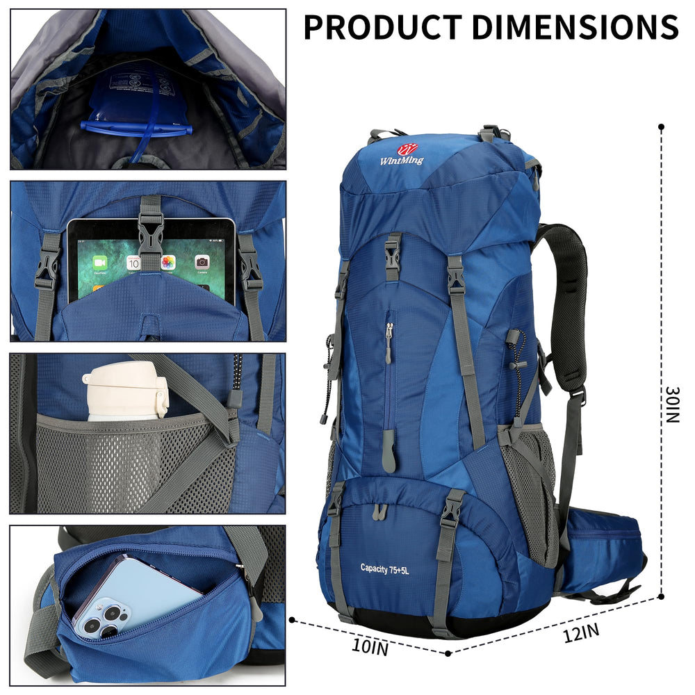 King'sGuard ventilated shoulder straps support breathable comfort on trails