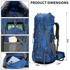 King'sGuard ventilated shoulder straps support breathable comfort on trails