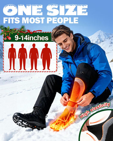 Kinlaner heated socks stay lightweight at 0.5 lbs for versatile all-season wear.