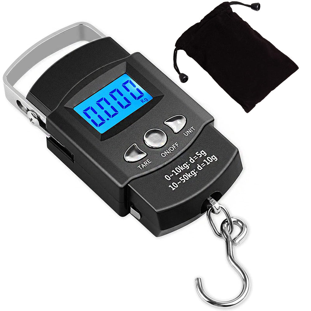 Kinstecks 110lb/50kg digital fishing scale with backlit LCD display