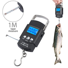 Back slot with stainless steel hook on Kinstecks fishing scale