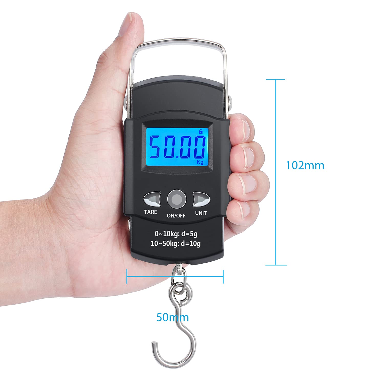 Compact and portable Kinstecks fishing scale design