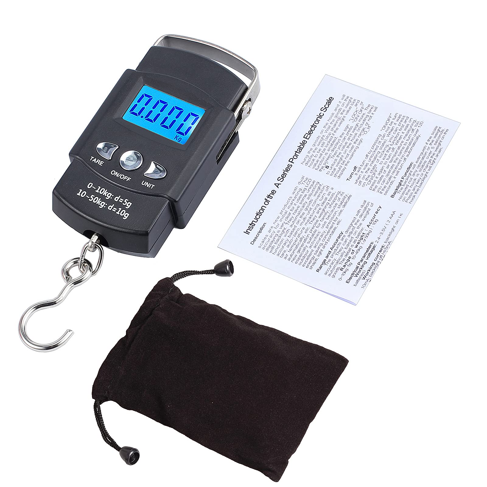 Product dimensions and weight of Kinstecks 110lb/50kg scale