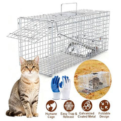 KinWarmth trap cage folded for compact storage