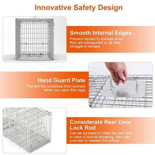 KinWarmth Release-ready Cage with compact dimensions supports versatile wildlife management.